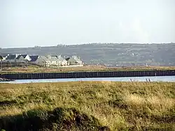 A view of Pentre Nicklaus. It shows the estate with houses.