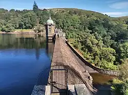 Penygarreg Dam and valve tower, Elan Valley