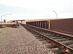 Different view of the Peoria Underpass.