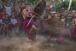 Presean battle in Lombok, West Nusa Tenggara