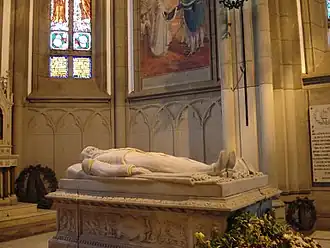 Tomb of Emperor Pedro II of Brazil and his wife Teresa Cristina, 1925. Cathedral of Saint Peter of Alcantara, Petrópolis, Brazil.
