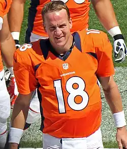photograph of Peyton Manning