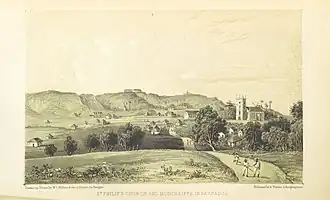 St.Philip's church and Moncreiffe in Barbados, 1848