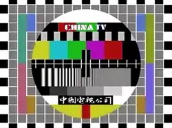 Off-air screen capture of an NTSC circle pattern used by CTV Main Channel in Taiwan from the 1990s–2008.