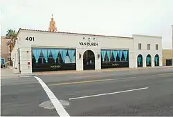 The Day (Dud R.) Motor Company/Phoenix Motor Company building was built in 1930 and is located at 401 West Van Buren Street. Today it is home to The Van Buren. It was listed in the Phoenix Historic Property Register in May 2017.