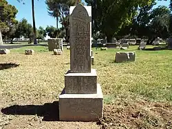 Grave-site of John Britt Montgomery (1839–1916).