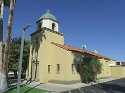 The First Mexican Baptist Church was built in 1920 and is located at 1002 E. Jefferson Avenue. It is Phoenix's oldest Hispanic church. This property is recognized as historic by the Hispanic American Historic Property Survey of the City of Phoenix.