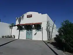 The Merryman Funeral Home was built in 1937 and is located at 817 N. First St. The property was listed in the Phoenix Historic Property Register in November 2005.