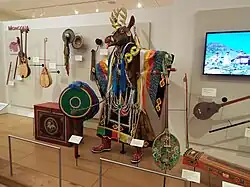Mongolia exhibit. The costume depicts the underworld deity Erlik Khan.