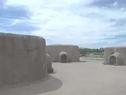 These replicas represent what the Hohokam pit houses looked like 1000 years ago.