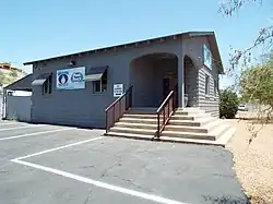 The Charles and Eleanor Abel House was built in 1955 and is located at 11430 Cave Creek Roa. It was the first house in Sunnyslope with a bomb shelter, which also served as a basement. The residence is now used for commercial purposes.