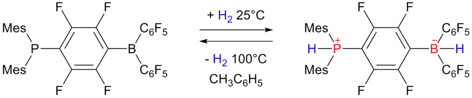 Phosphino borane hydrogenstorage