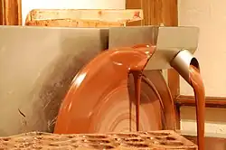 Chocolate tempering machine