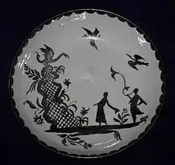 Plate (black and white photo)