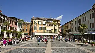 Piazza Carducci is the main square in the old town