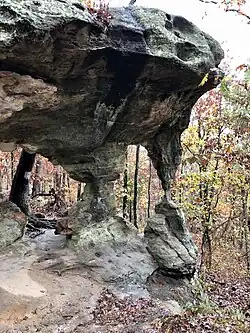 Rock formations Pickle Springs Natural Area