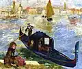 Pierre-August Renoir: Gondola, Venise Privatsammlung