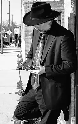 Pierre Lacocque at Delmark Records in 2016