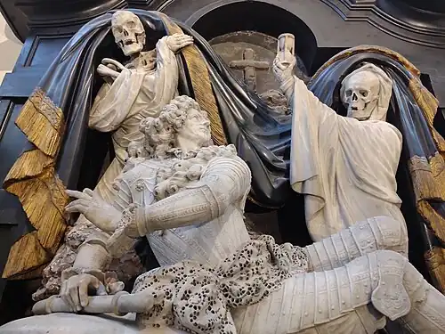 Funerary monument for Marcas De Velasco, by Pieter Scheemaeckers (1694-1697), St. James Church in Antwerp