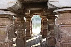 Tank with colonades at Banashankari temple