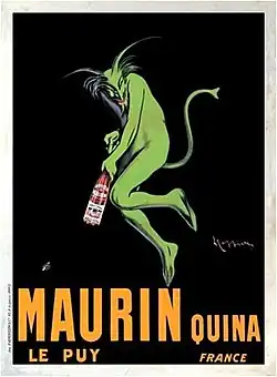 Maurin Quina (French wine ad, 1906)