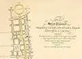 Regent's Circus (top) as originally conceived in 1814.