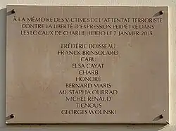 A commemorative plaque.