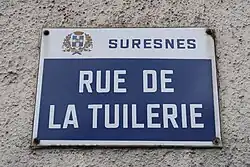 Color photograph of a street name plaque.