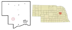 Location of Monroe, Nebraska