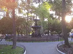 San Fernando's central plaza.