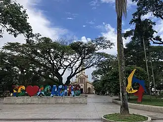 Central plaza in Acacías