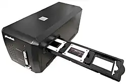 Plustek OpticFilm 8200 with slide tray