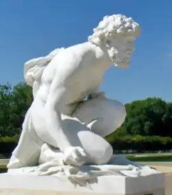 Pluto by Chapu. Executed in 1885, this marble statue was ordered by the Duke d'Aumale for the grounds of the Chateau de Chantilly.