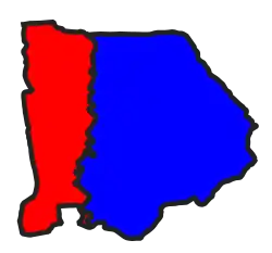 Pobbathiri Township (red) in Zeyathiri District