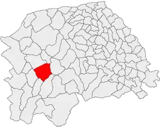Location in Suceava County