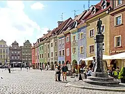 Old Market Square – merchant houses, originally 16th century's herring stalls.
