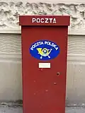 Post box in Kraków, Poland