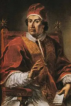Portrait of Clement XI by Pier Leone Ghezzi, c. 1708&nbsp;– c. 1712, Museo di Roma
