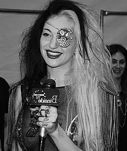 Porcelain Black at the Falguni and Shane Peacock Spring 2012 fashion show[1]