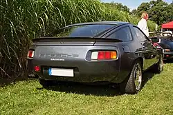 Rear view of the vehicle