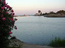 View of the Admiralty Islet from the circular port of Carthage.