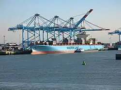 Mærsk containership.