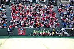 Image 14Portland Thorns traveling supporters at Seattle's Memorial Stadium (from Women's association football)