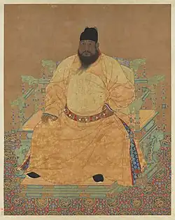 The Seated Portrait of Xuande Emperor, c. 1425–35