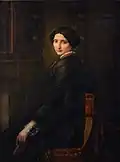 Portrait of Mme G. L. (Palmira Leonardi, wife of the artist), 1853