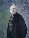 Portrait of l'abbé Mugnier. Painted by Élisabeth de Caraman-Chimay, Countess Greffulhe in 1921.