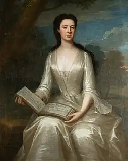 Portrait at Mellerstain of Grisell, Lady Murray, 1725