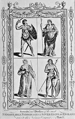 18th century depiction of Boudica