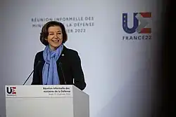 Parly, the next day, at a press conference for the informal gathering