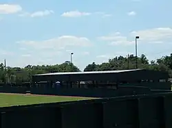 Covered Bullpen Warmup Area